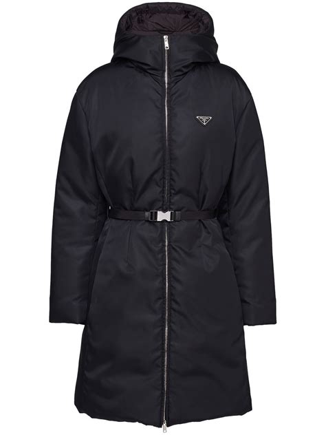 prada brown coat|Prada down coat sale.